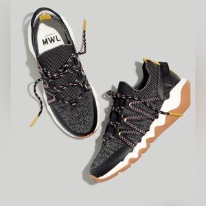 Madewell Black and Gray Knit UNISEX Sneakers 👟